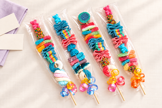 Candy Party Favors: When to Choose Cones, Kebabs, or Mini Bouquets
