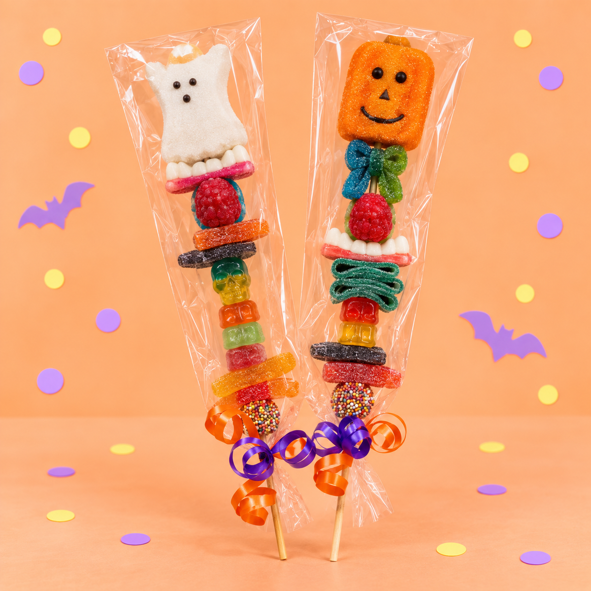 Halloween Candy Kebab | Wrapped in Candy
